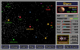 Master of Orion screenshot